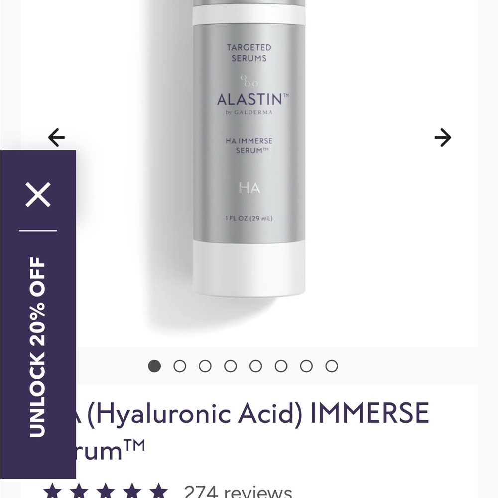 Alastin HA Immerse Serum - Silver